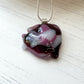 Mauve Glass Necklace
