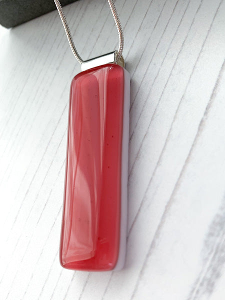 Pink Classic Glass Necklace