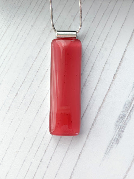 Pink Classic Glass Necklace