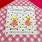 Delicate Hearts Acrylic Earrings