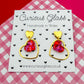 Delicate Hearts Acrylic Earrings