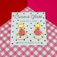 Delicate Hearts Acrylic Earrings