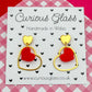 Delicate Hearts Acrylic Earrings