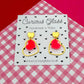 Delicate Hearts Acrylic Earrings