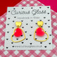 Delicate Hearts Acrylic Earrings