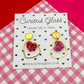 Delicate Hearts Acrylic Earrings