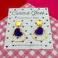 Delicate Hearts Acrylic Earrings