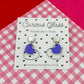 Delicate Hearts Acrylic Earrings
