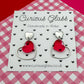 Delicate Hearts Acrylic Earrings