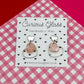 Delicate Hearts Acrylic Earrings