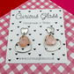 Delicate Hearts Acrylic Earrings