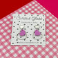 Delicate Hearts Acrylic Earrings