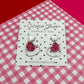 Delicate Hearts Acrylic Earrings