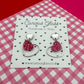 Delicate Hearts Acrylic Earrings