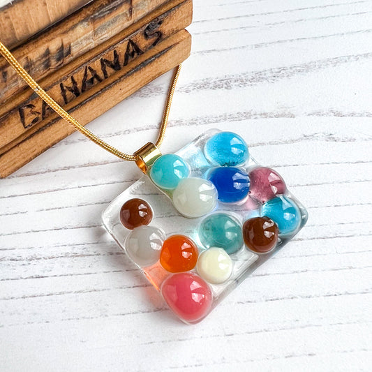 Spring Bubble Glass Necklace