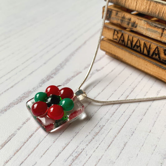 Petite Winter Bubble Glass Necklace