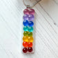 Rainbow Bubble Glass Necklace