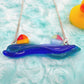 Sailing Boats Glass Necklace