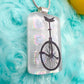 Unicycle Glass Necklace