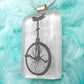 Unicycle Glass Necklace