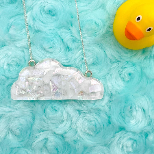'Lauren' Cloud Glass Necklace