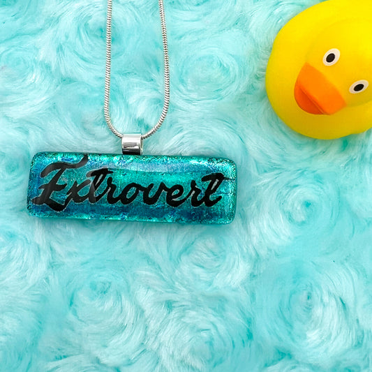 Extrovert Glass Necklace
