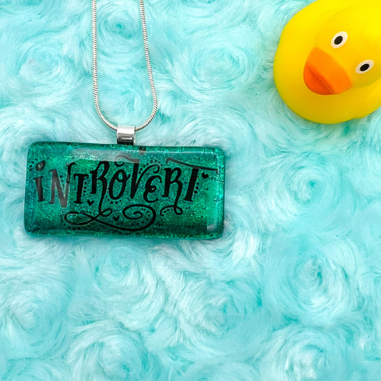 Introvert Glass Necklace