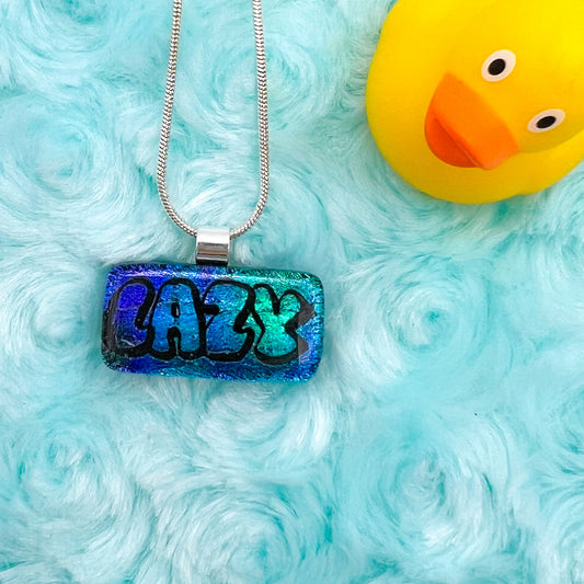 Lazy Glass Necklace