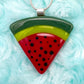 Watermelon Glass Necklace