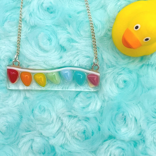 Bunting Glass Necklace