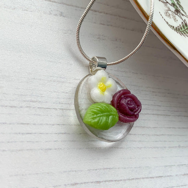 Leaf Flower Necklace