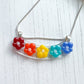 Rainbow Flower Necklace