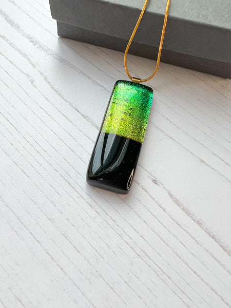 Classic Copper Glass Necklace