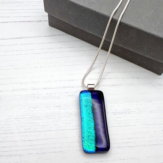 Split Tone Glass Necklace