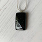Classic Zebra Glass Necklace