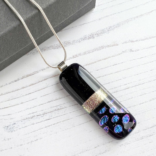 Classic Purple Glass Necklace