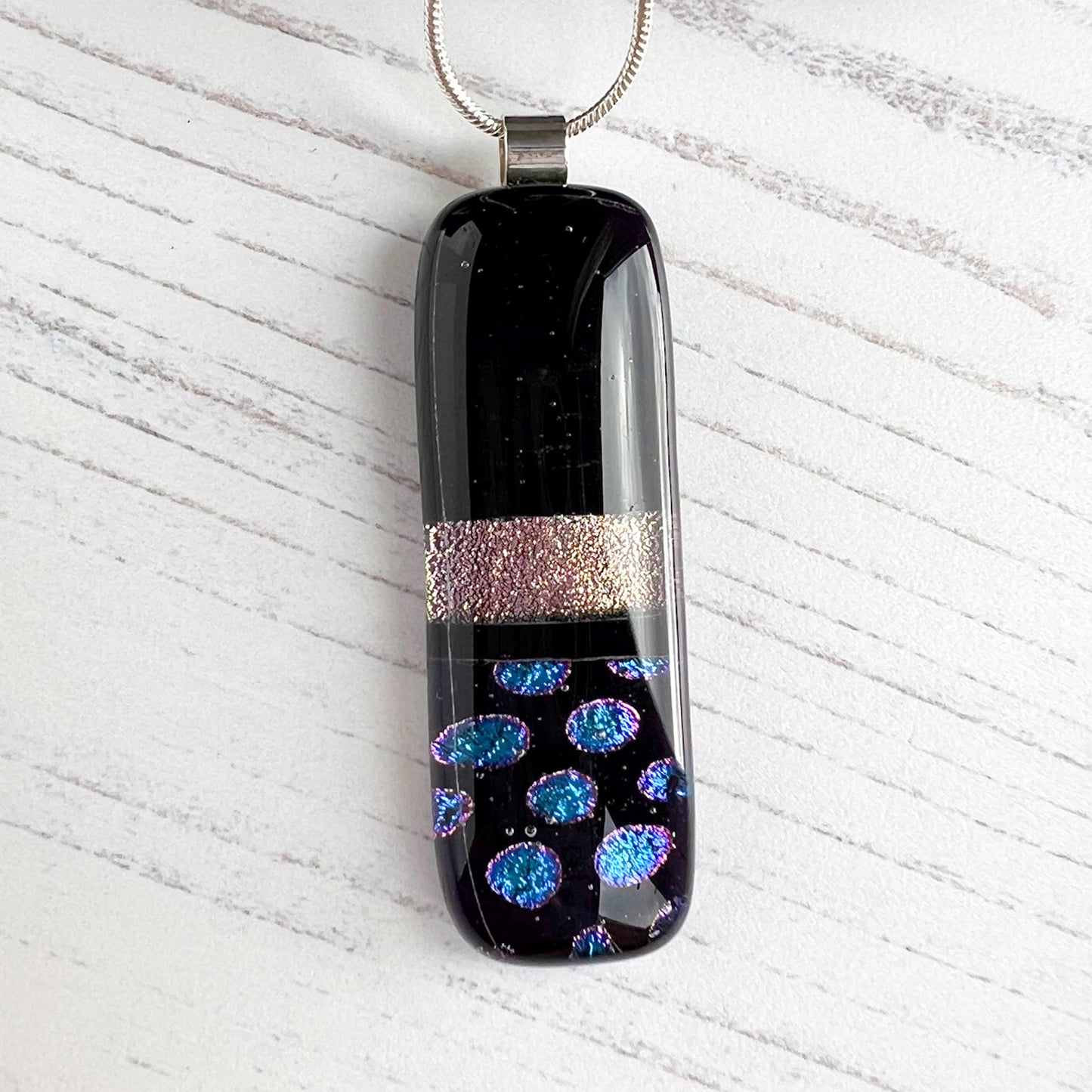Classic Purple Glass Necklace