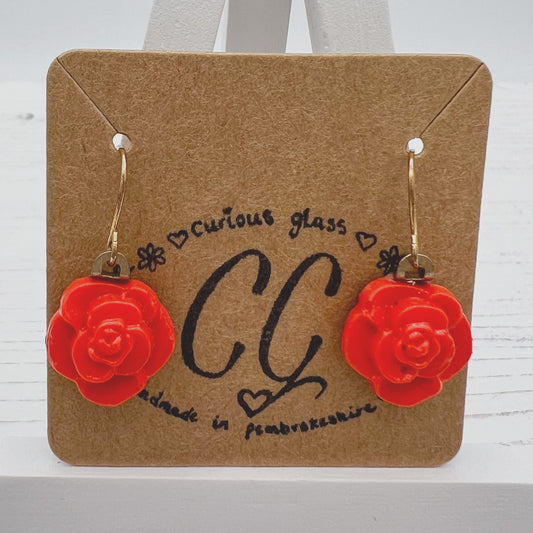 Bright Orange - Gold Plated