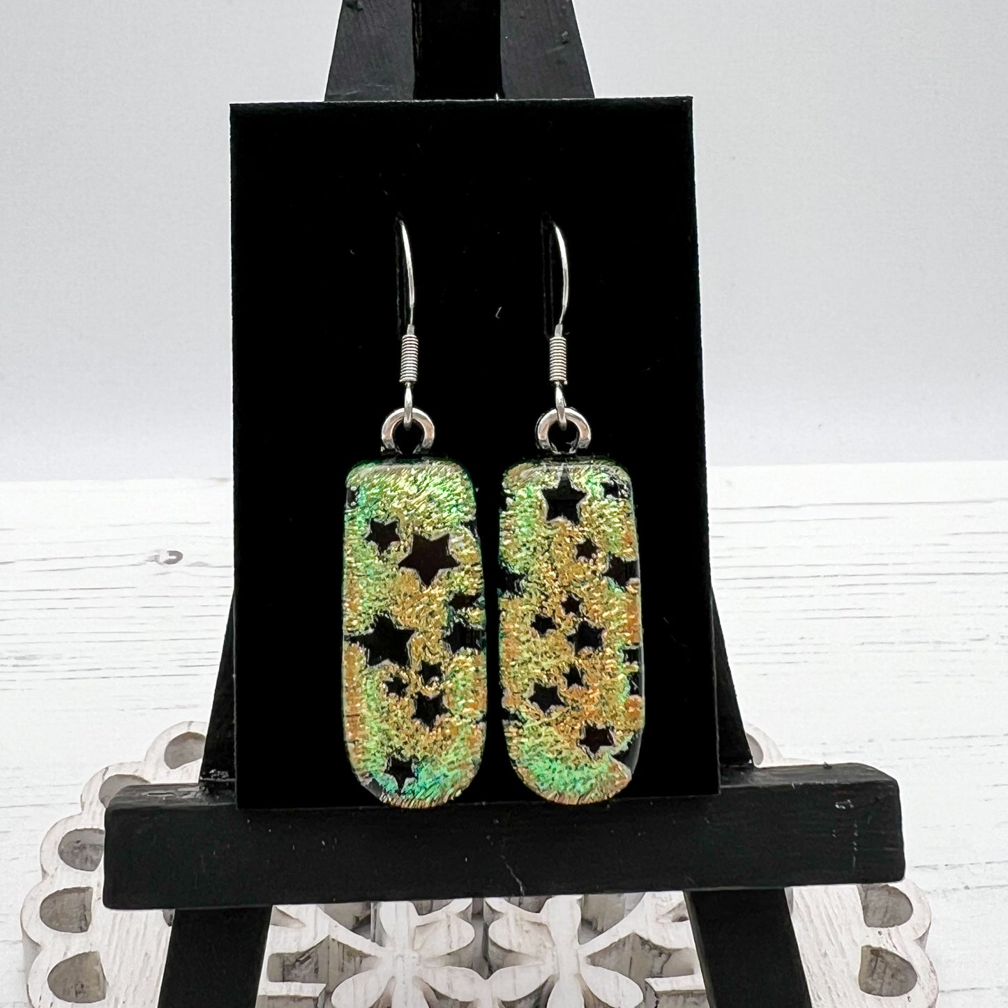 Star Glass Earrings