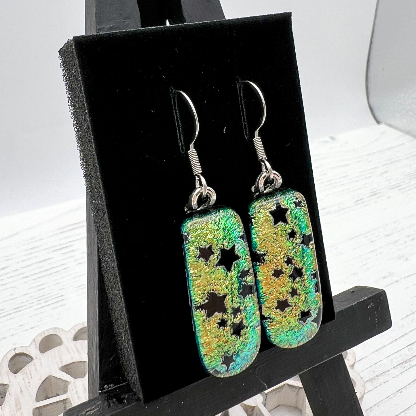 Star Glass Earrings