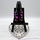 Pink Butterflies Glass Earrings