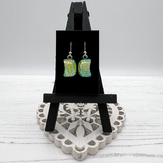Crescent Glass Earrings