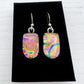 Multicoloured Sparkly Glass Earrings
