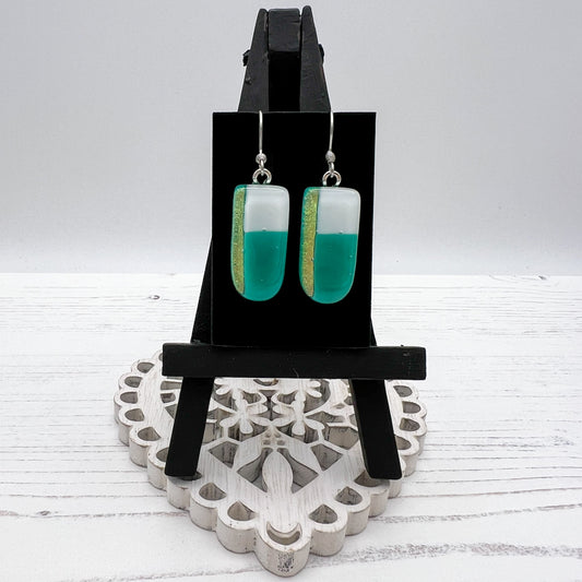 Jade Glass Earrings