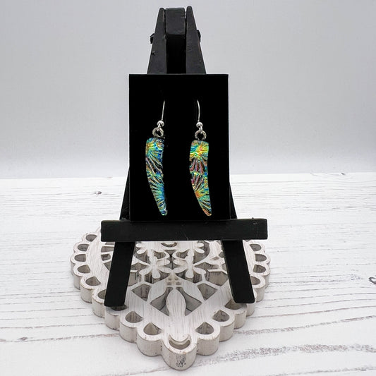 Multicoloured Glass Earrings