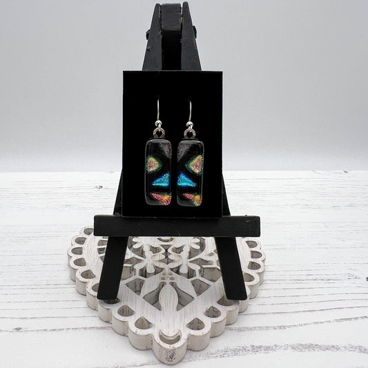 Triangles Glass Earrings