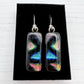 Triangles Glass Earrings