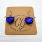 Shades of Pink & Purple Glass Earrings