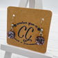 Shades of Red, Orange & Yellow Glass Earrings