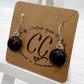 Shades of Red, Orange & Yellow Glass Earrings